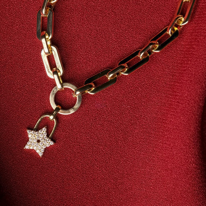 Yıldız Charm Zincir Bileklik