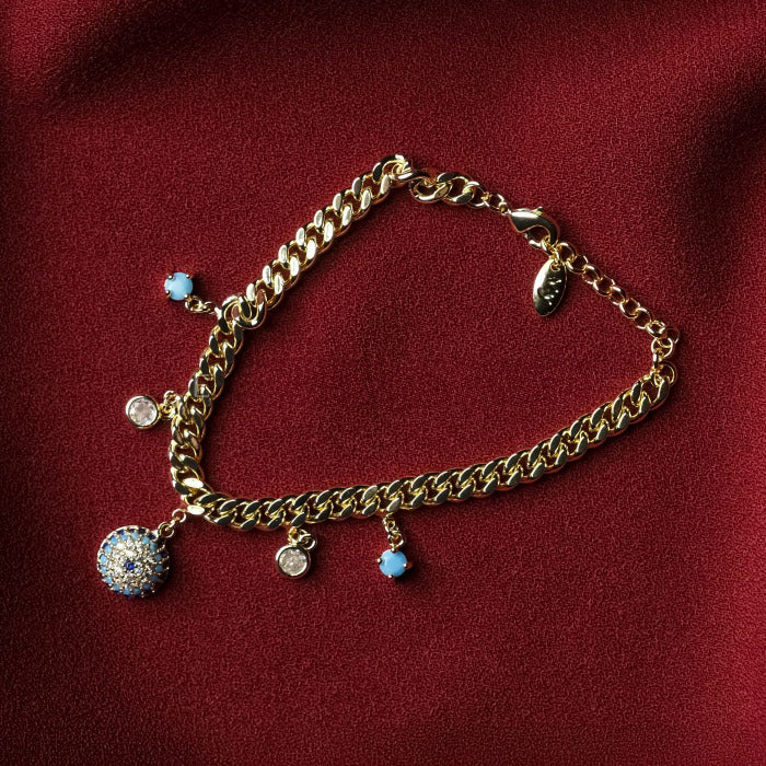 Nazar & Taş Charm Bileklik
