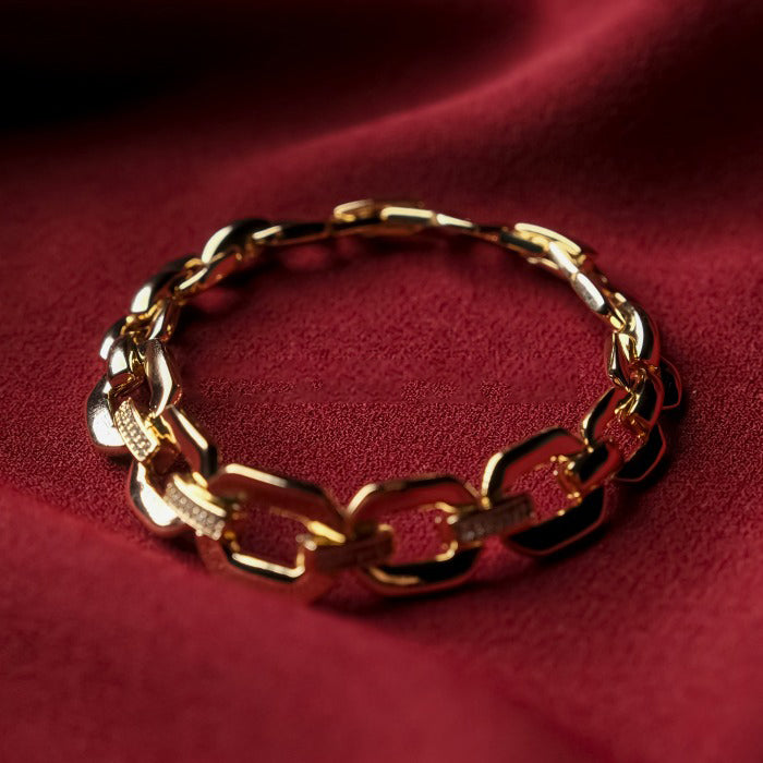 Golden Grid Bileklik