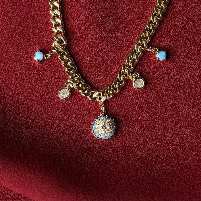 Nazar & Taş Charm Bileklik