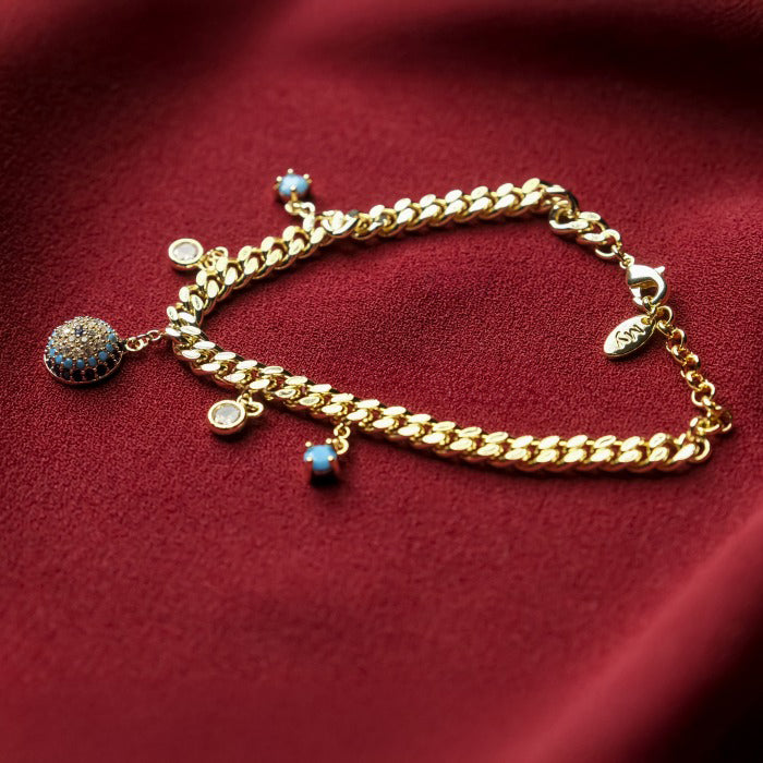 Nazar & Taş Charm Bileklik