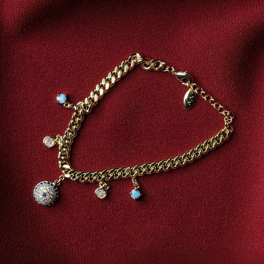 Nazar & Taş Charm Bileklik